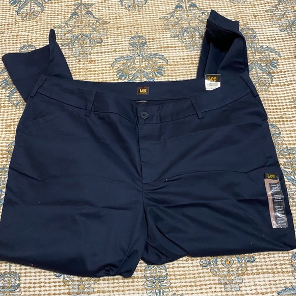 Lee Men's Navy Chinos - Picture 1 of 5